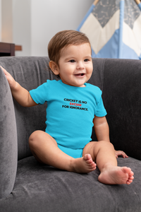 Cricket is no excuse for ignorance World Cup Cricket Rompers for Baby Boy- KidsFashionVilla
