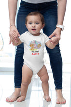 Load image into Gallery viewer, Custom Name 10 Month Birthday Teddy Design Rompers for Baby Girl- KidsFashionVilla
