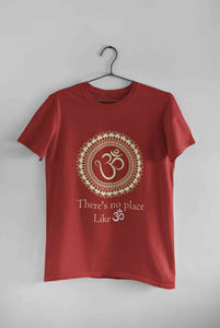 Om Yoga Mens Half Sleeves T-shirt- KidsFashionVilla