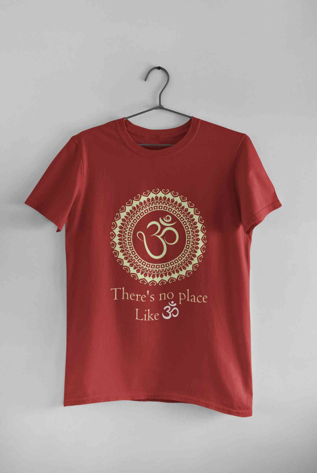 Om Yoga Mens Half Sleeves T-shirt- KidsFashionVilla