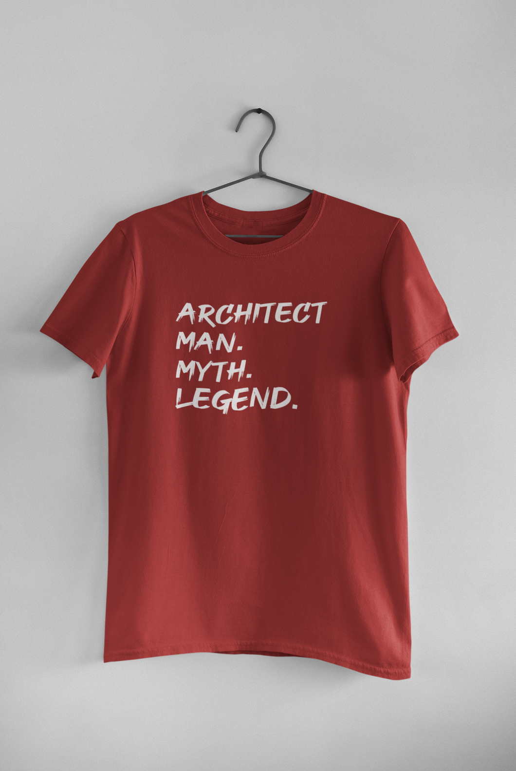 Architect Man Myth Legend Architect Profession Mens Half Sleeves T-shirt- KidsFashionVilla