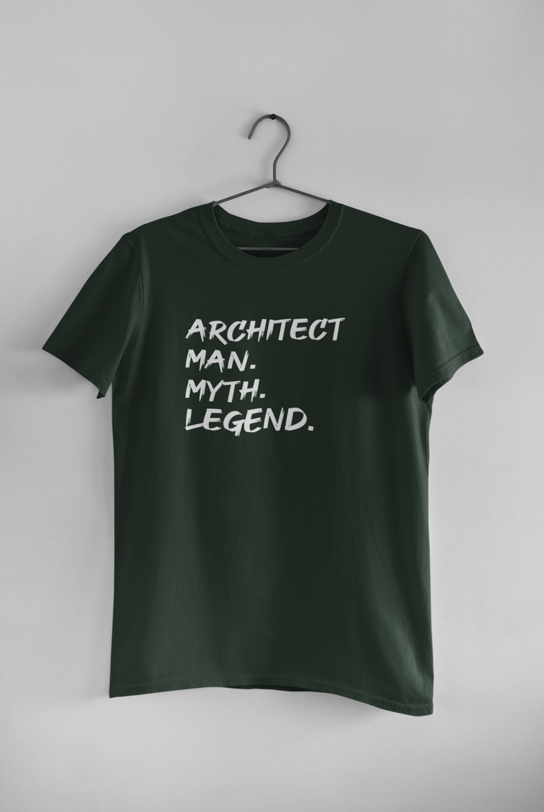 Architect Man Myth Legend Architect Profession Mens Half Sleeves T-shirt- KidsFashionVilla