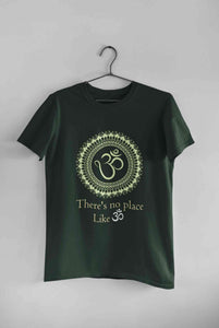 Om Yoga Mens Half Sleeves T-shirt- KidsFashionVilla