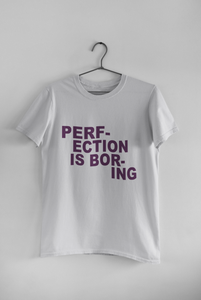 Perfection Is Boring Alia Bhatt Celebrity T-shirt- KidsFashionVilla