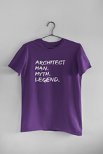 Load image into Gallery viewer, Architect Man Myth Legend Architect Profession Mens Half Sleeves T-shirt- KidsFashionVilla
