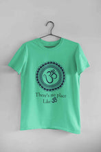 Load image into Gallery viewer, Om Yoga Mens Half Sleeves T-shirt- KidsFashionVilla
