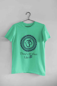 Om Yoga Mens Half Sleeves T-shirt- KidsFashionVilla