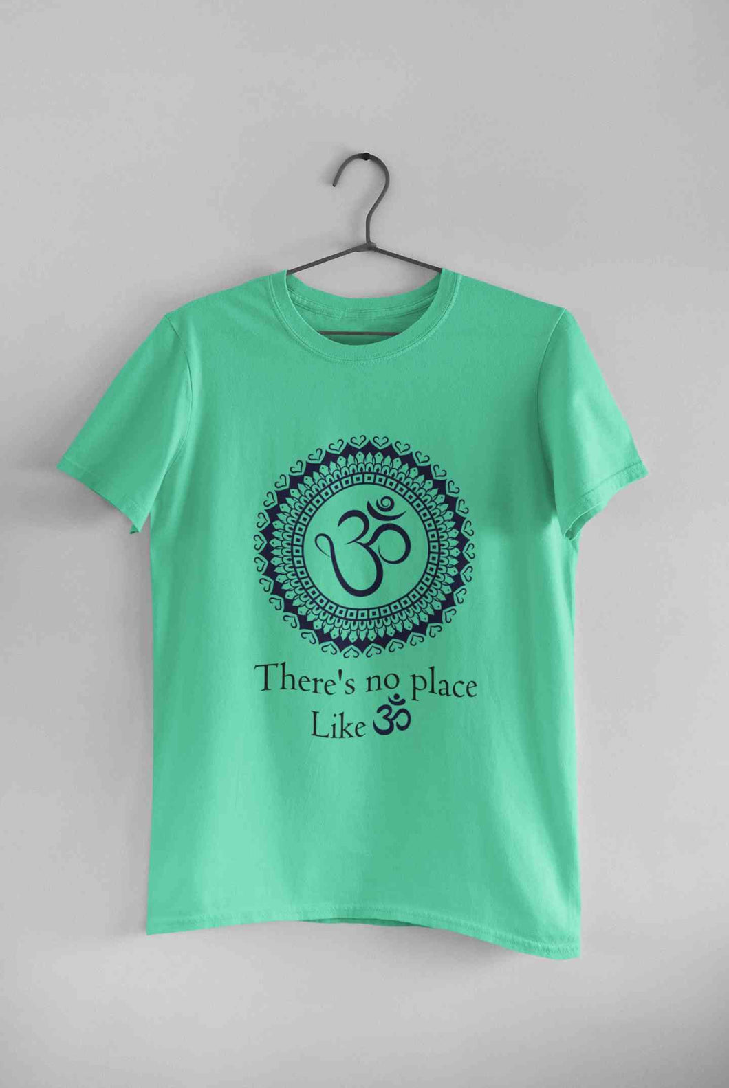 Om Yoga Mens Half Sleeves T-shirt- KidsFashionVilla