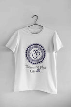 Load image into Gallery viewer, Om Yoga Mens Half Sleeves T-shirt- KidsFashionVilla

