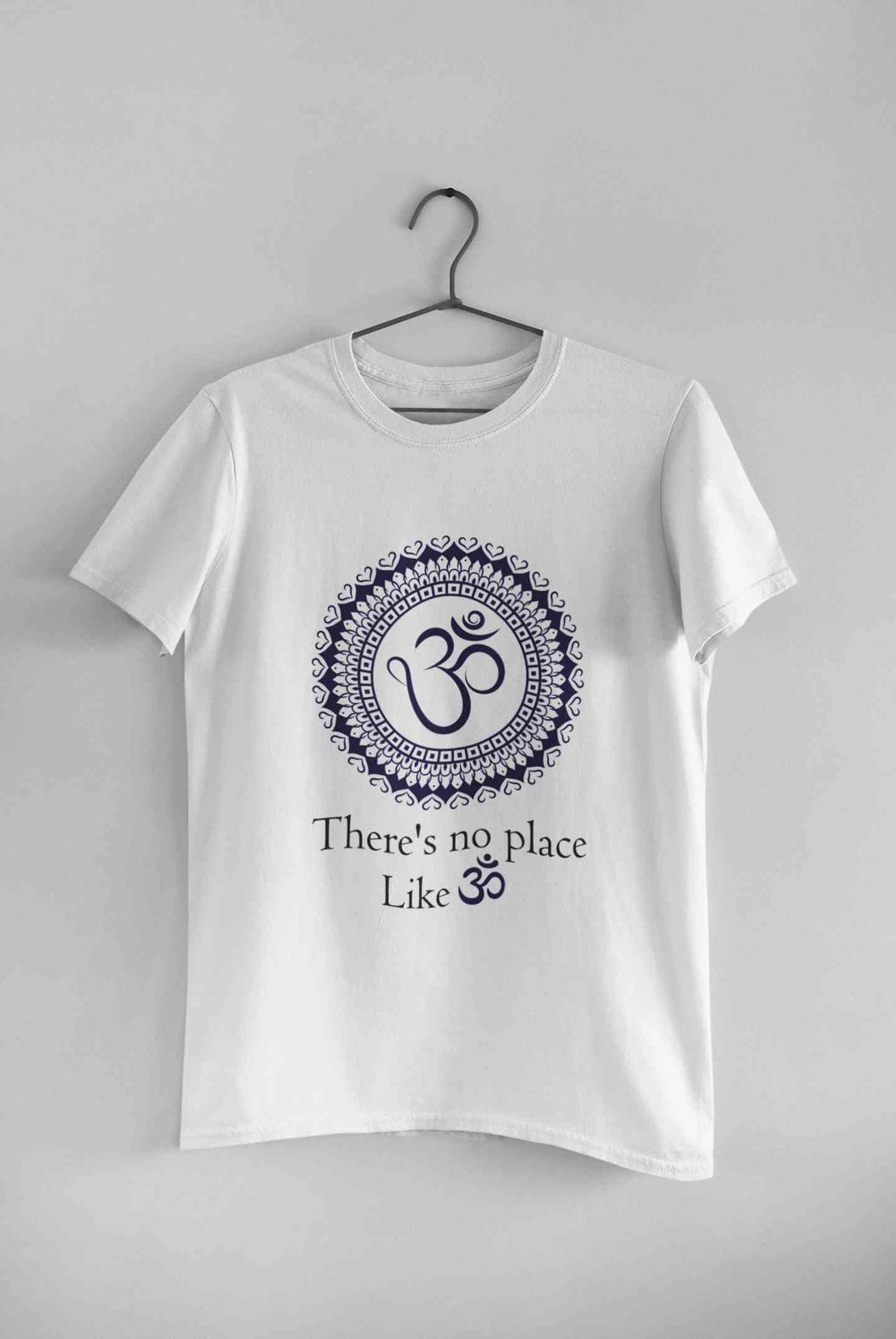 Om Yoga Mens Half Sleeves T-shirt- KidsFashionVilla