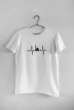 Load image into Gallery viewer, Muslim Heartbeat Islamic Mosque Worship Place Mens Half Sleeves T-shirt- KidsFashionVilla

