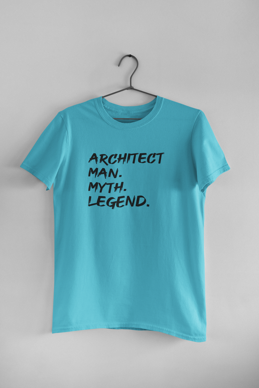 Architect Man Myth Legend Architect Profession Mens Half Sleeves T-shirt- KidsFashionVilla