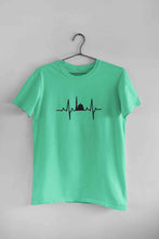 Load image into Gallery viewer, Muslim Heartbeat Islamic Mosque Worship Place Mens Half Sleeves T-shirt- KidsFashionVilla
