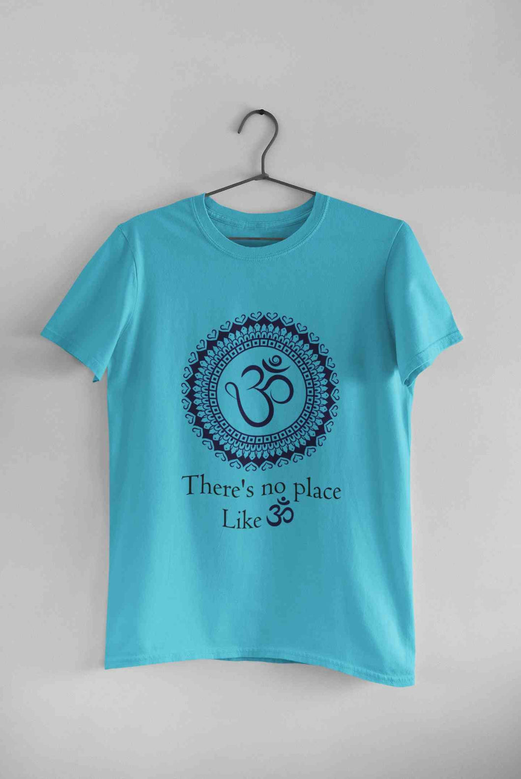 Om Yoga Mens Half Sleeves T-shirt- KidsFashionVilla