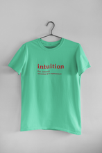 Load image into Gallery viewer, Intuition Quotes Mens Half Sleeves T-shirt- KidsFashionVilla
