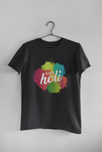 Load image into Gallery viewer, Happy Holi Women Half Sleeves T-shirt- KidsFashionVilla
