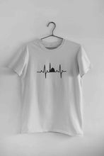 Load image into Gallery viewer, Muslim Heartbeat Islamic Mosque Worship Place Mens Half Sleeves T-shirt- KidsFashionVilla
