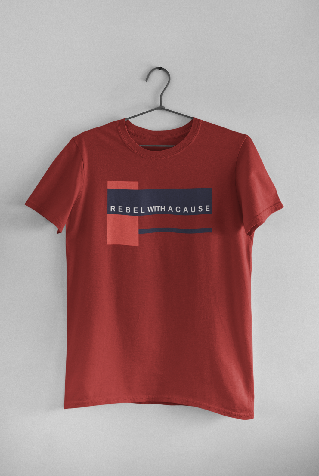 Rebel With A Cause Quotes Women Half Sleeves T-shirt- KidsFashionVilla
