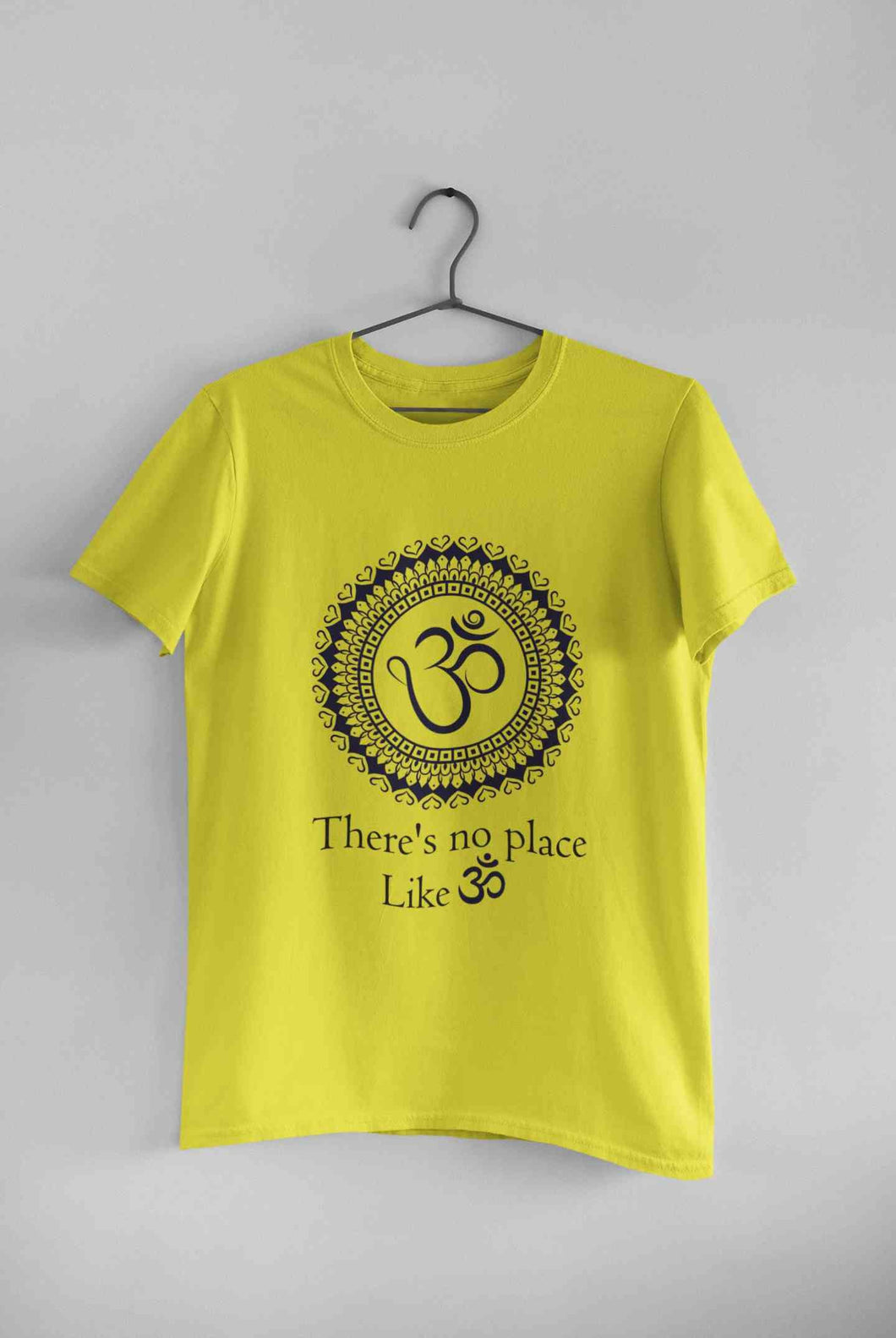 Om Yoga Mens Half Sleeves T-shirt- KidsFashionVilla
