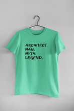 Load image into Gallery viewer, Architect Man Myth Legend Architect Profession Mens Half Sleeves T-shirt- KidsFashionVilla
