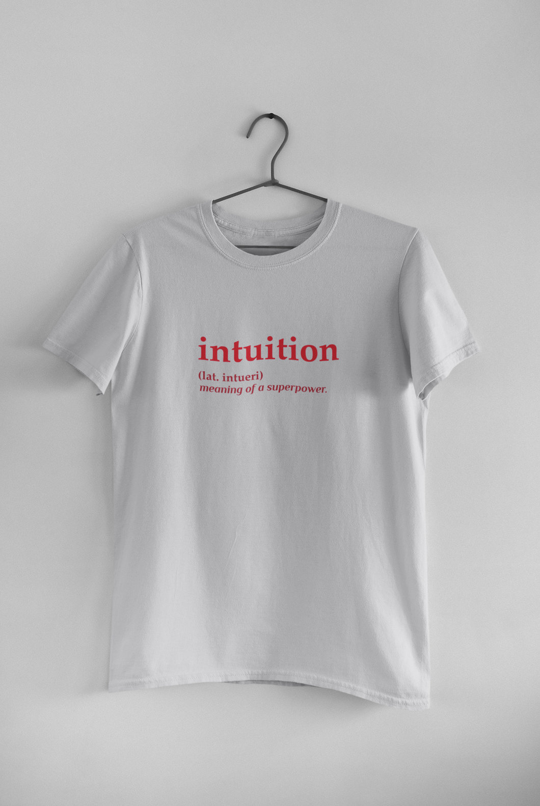 Intuition Quotes Mens Half Sleeves T-shirt- KidsFashionVilla