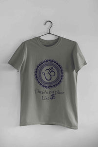 Om Yoga Mens Half Sleeves T-shirt- KidsFashionVilla