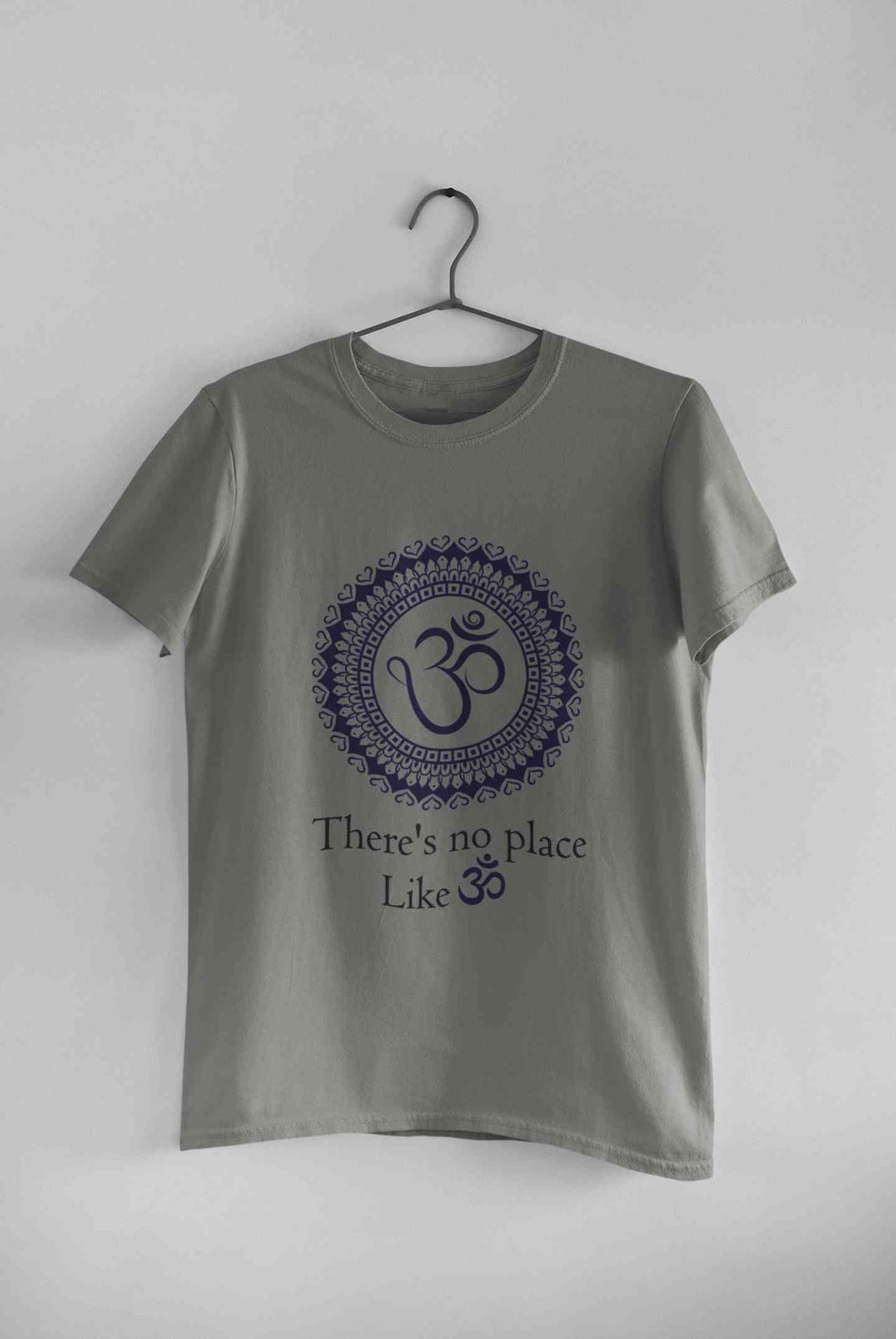 Om Yoga Mens Half Sleeves T-shirt- KidsFashionVilla