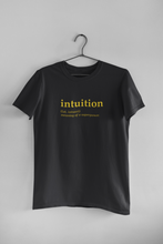 Load image into Gallery viewer, Intuition Quotes Mens Half Sleeves T-shirt- KidsFashionVilla
