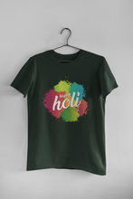 Load image into Gallery viewer, Happy Holi Women Half Sleeves T-shirt- KidsFashionVilla
