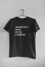 Load image into Gallery viewer, Architect Man Myth Legend Architect Profession Mens Half Sleeves T-shirt- KidsFashionVilla
