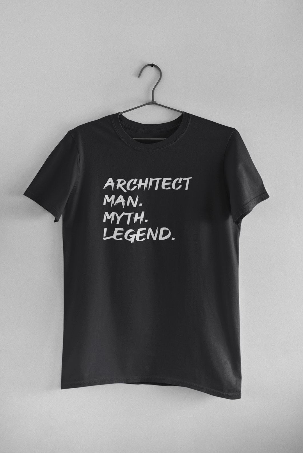 Architect Man Myth Legend Architect Profession Mens Half Sleeves T-shirt- KidsFashionVilla