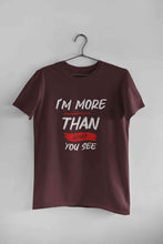 Load image into Gallery viewer, I Am More Than What You See Mens Half Sleeves T-shirt- KidsFashionVilla
