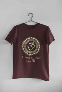 Om Yoga Mens Half Sleeves T-shirt- KidsFashionVilla