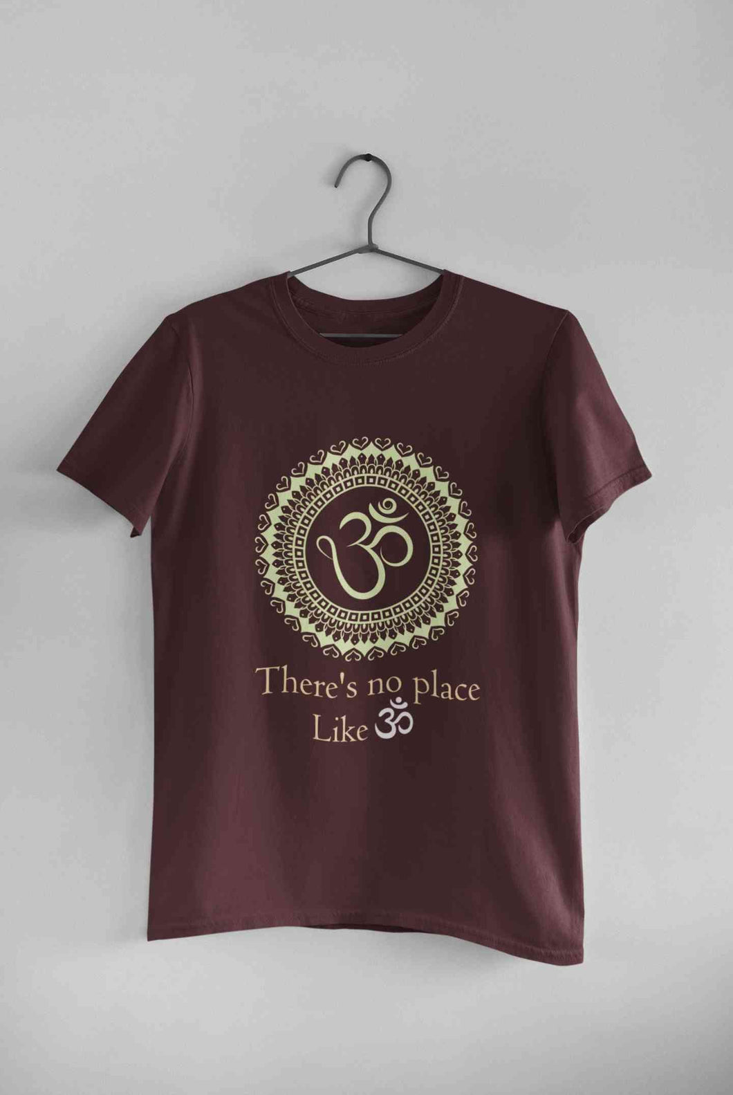 Om Yoga Mens Half Sleeves T-shirt- KidsFashionVilla