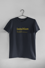 Load image into Gallery viewer, Intuition Quotes Women Half Sleeves T-shirt- KidsFashionVilla
