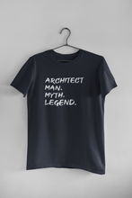 Load image into Gallery viewer, Architect Man Myth Legend Architect Profession Mens Half Sleeves T-shirt- KidsFashionVilla
