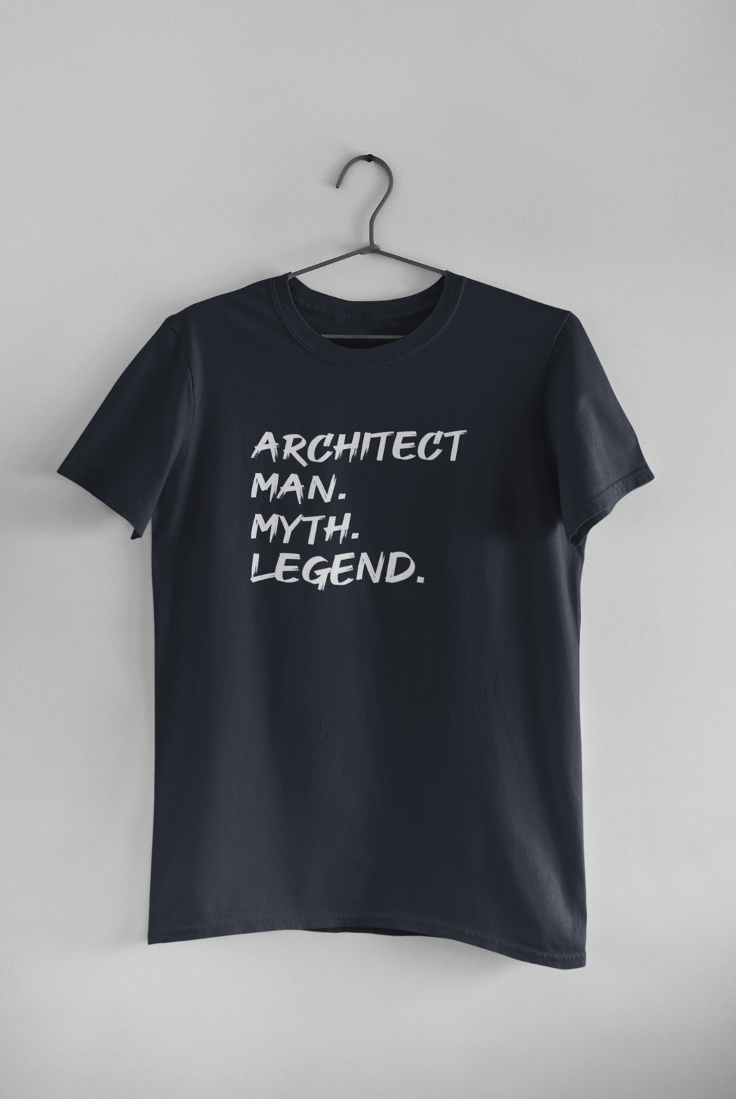 Architect Man Myth Legend Architect Profession Mens Half Sleeves T-shirt- KidsFashionVilla