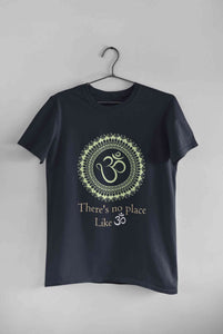Om Yoga Mens Half Sleeves T-shirt- KidsFashionVilla