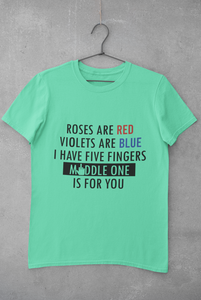 Middle One Women Half Sleeves T-shirt- KidsFashionVilla