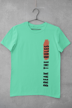 Load image into Gallery viewer, Break The Rules Mens Half Sleeves T-shirt- KidsFashionVilla
