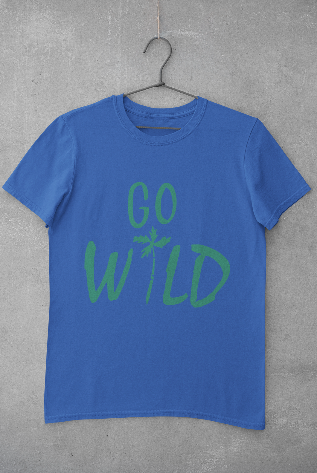 Go Wild Mens Half Sleeves T-shirt- KidsFashionVilla