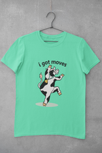 Load image into Gallery viewer, I Got Moves Women Half Sleeves T-shirt- KidsFashionVilla
