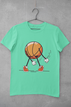 Load image into Gallery viewer, Football Dabbing Women Half Sleeves T-shirt- KidsFashionVilla
