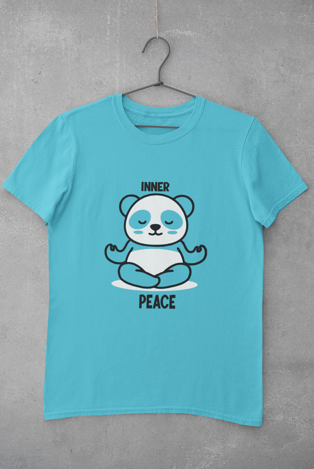 Inner Peace Mens Half Sleeves T-shirt- KidsFashionVilla