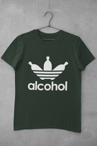 Alcohol Mens Half Sleeves T-shirt- KidsFashionVilla