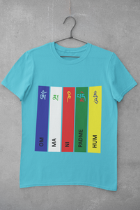 Ladakh Om Mani Padme Hum Women Half Sleeves T-shirt- KidsFashionVilla