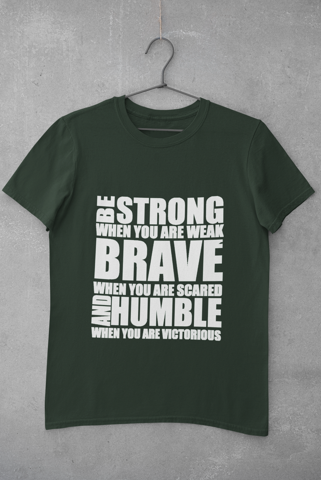 Be Strong Women Half Sleeves T-shirt- KidsFashionVilla