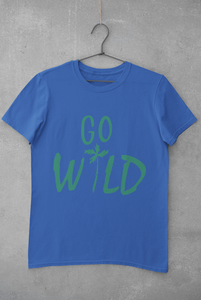 Go Wild Women Half Sleeves T-shirt- KidsFashionVilla