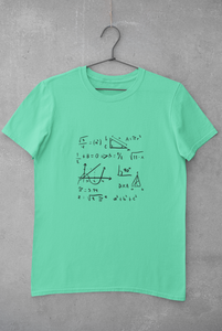 Math Formula Women Half Sleeves T-shirt- KidsFashionVilla