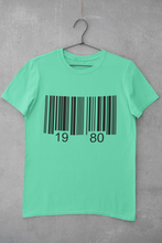 Load image into Gallery viewer, Bar Code Birthday Women Half Sleeves T-shirt- KidsFashionVilla
